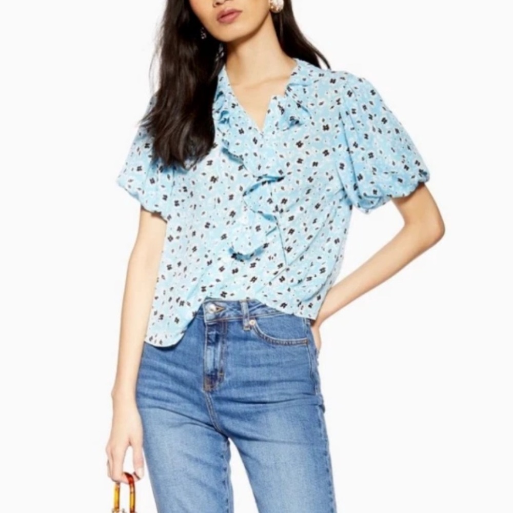 Topshop Floral Women's Top